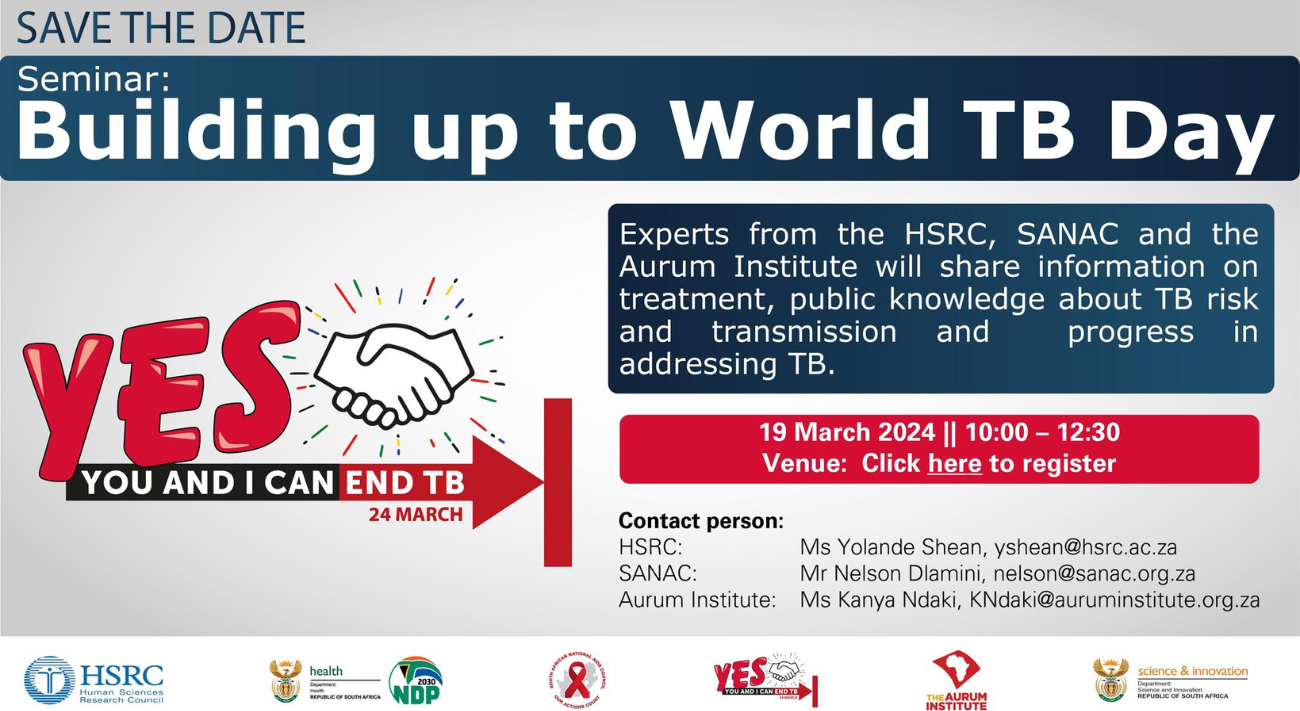 Prof Violet Chihota provides insights in TPT in World TB Day 2024 seminar