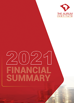Aurum Institute financial report  2021