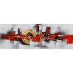 Shades of Red and Gold Canvas