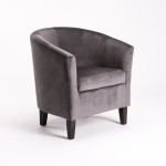 Kelly Velvet Tub Armchair