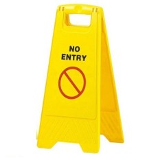 Caution Board: No Entry