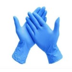 Blue Nitrile Surgical Gloves (100)