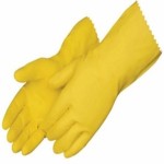 Yellow Household Cleaning Gloves