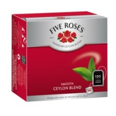 Five Roses Tagless Tea Bags - 100 Pack