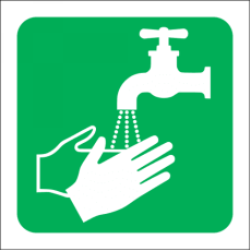 Tap for Washing Hands Sign