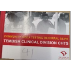 Community Index Testing Referral Slips