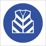 Reflective Jacket Safety Sign