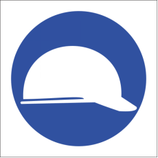 Head Protection Safety Sign