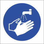 Hand Wash Safety Sign