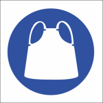 Apron Protection Safety Sign
