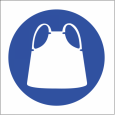 Apron Protection Safety Sign